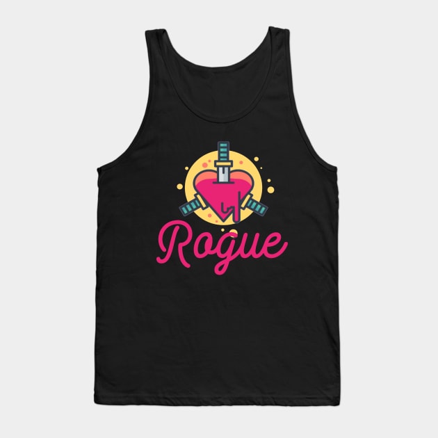 Rogue Class Dungeons and Dragons Tank Top by ballhard
